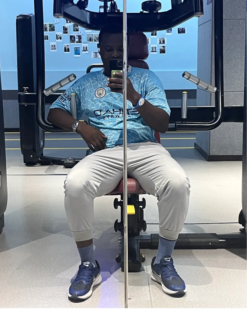 Kenneth in the gym