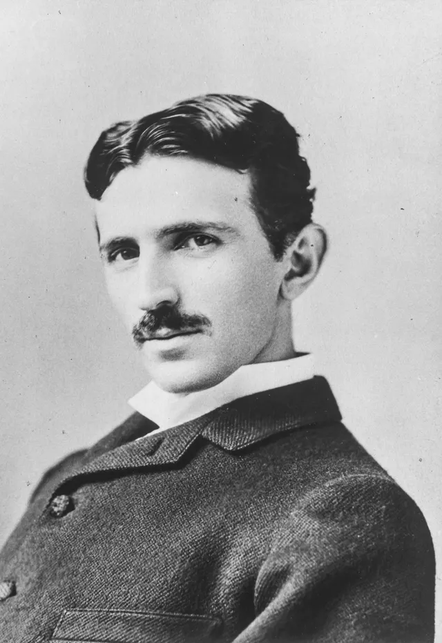 Portrait of Nikola Tesla